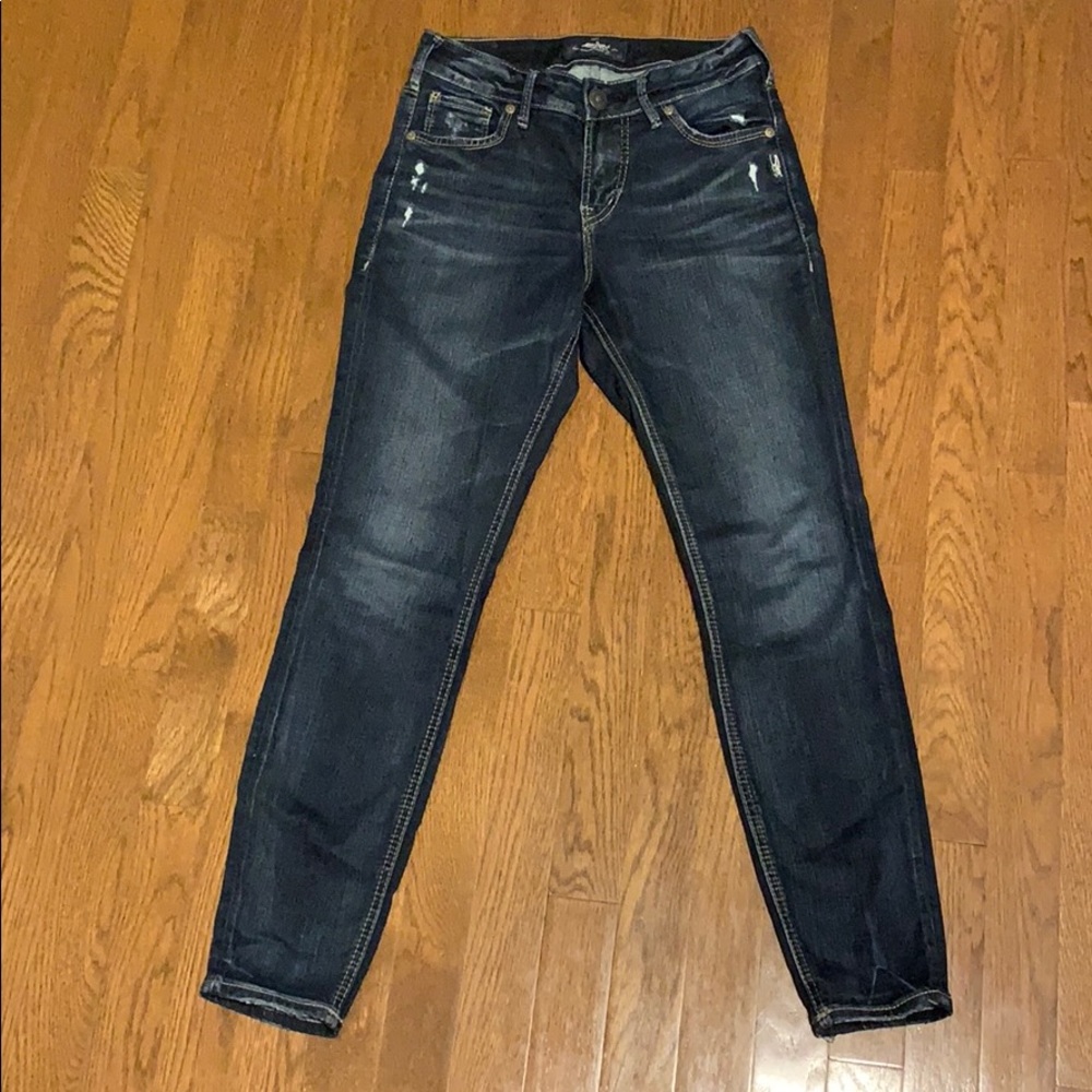 Silver Jeans—Avery ankle skinny jeans